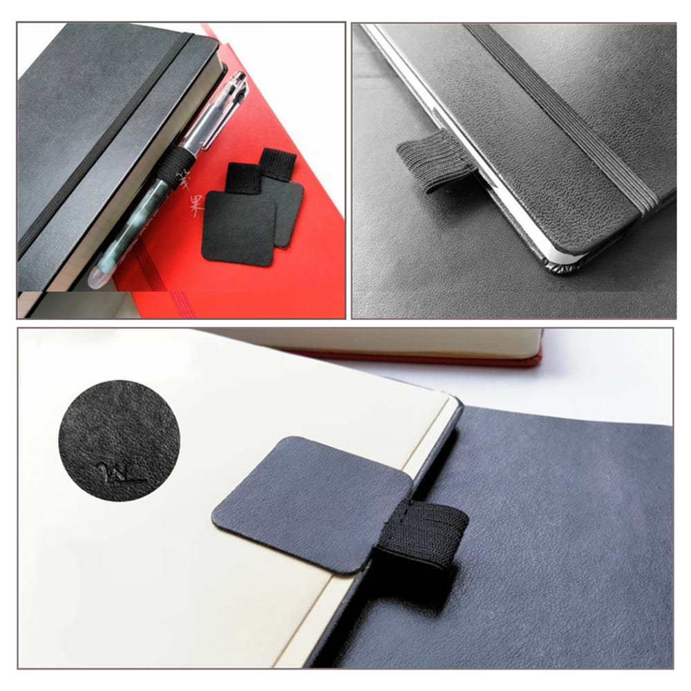 Self-adhesive Leather Pen Holder Pencil Elastic Loop Pen