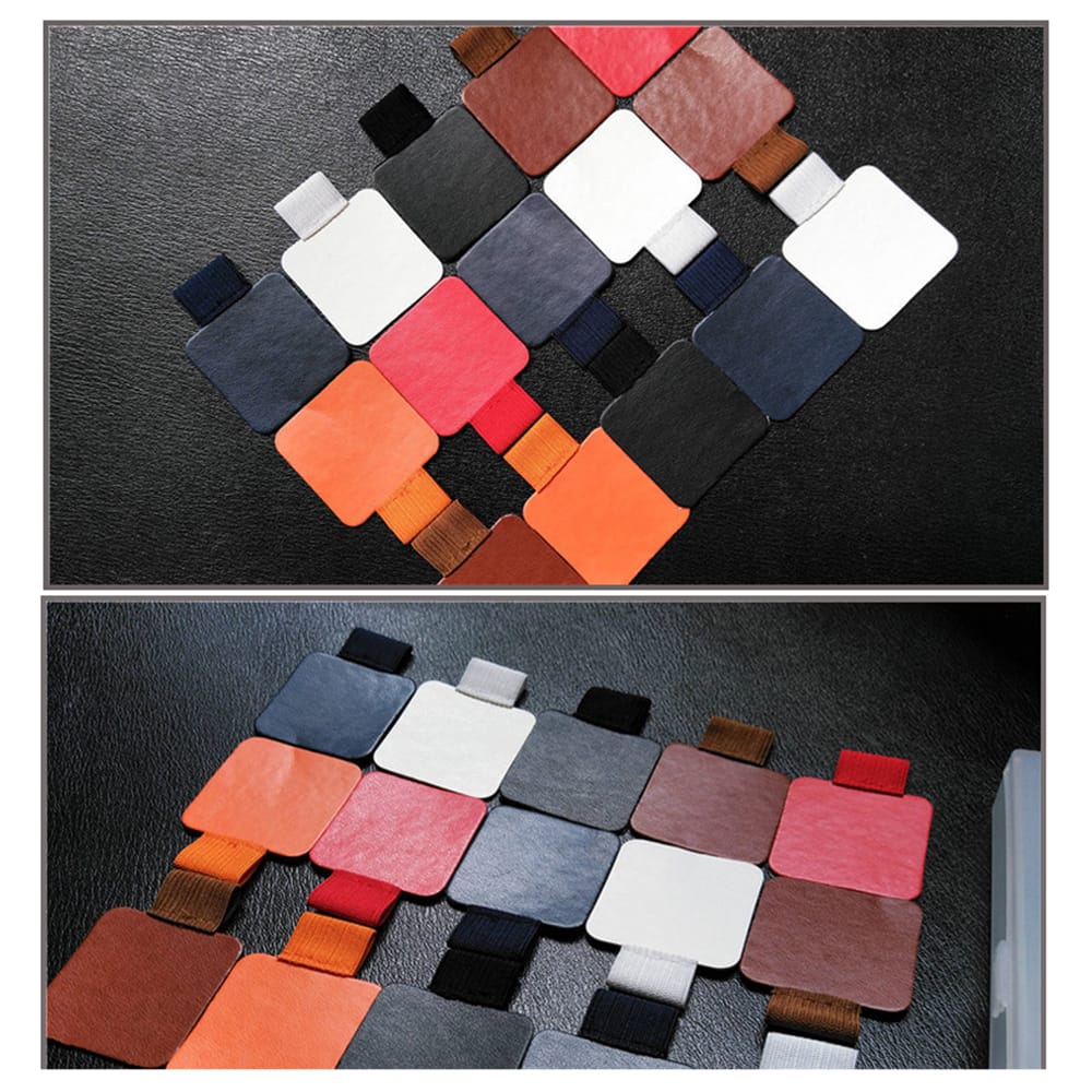 Self-adhesive Leather Pen Holder Pencil Elastic Loop Pen