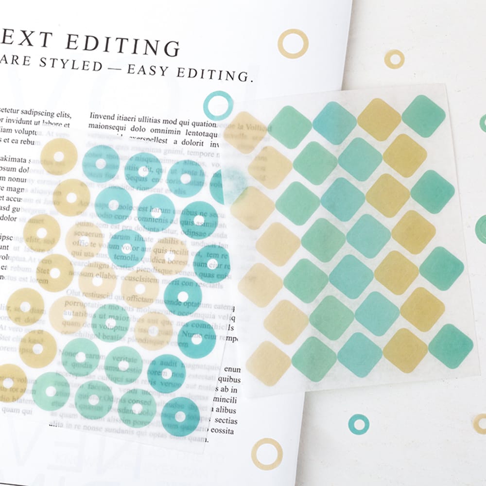 Street Corner Gallery Basic Geometry Sticker Translucent