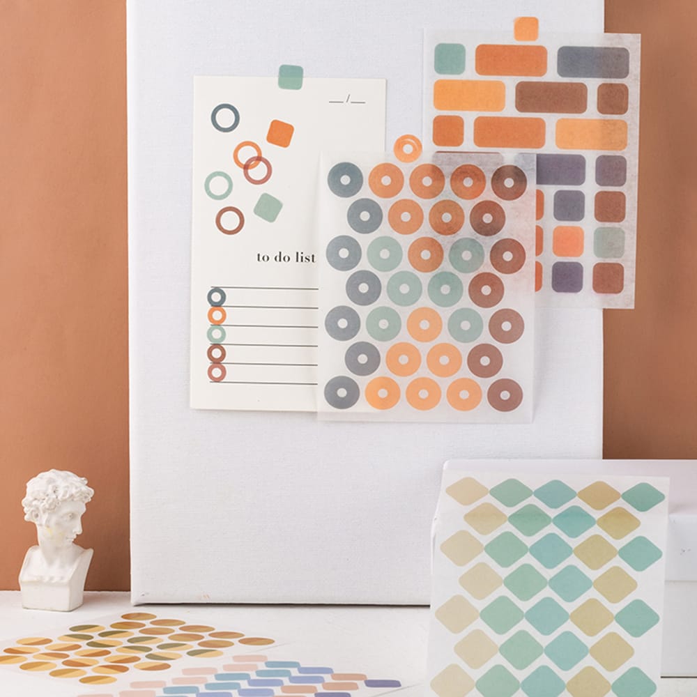 Street Corner Gallery Basic Geometry Sticker Translucent