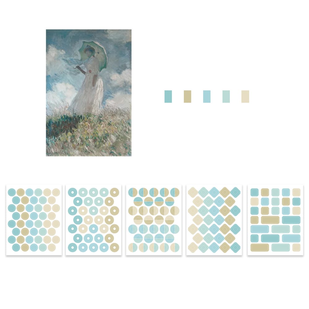 Street Corner Gallery Basic Geometry Sticker Translucent