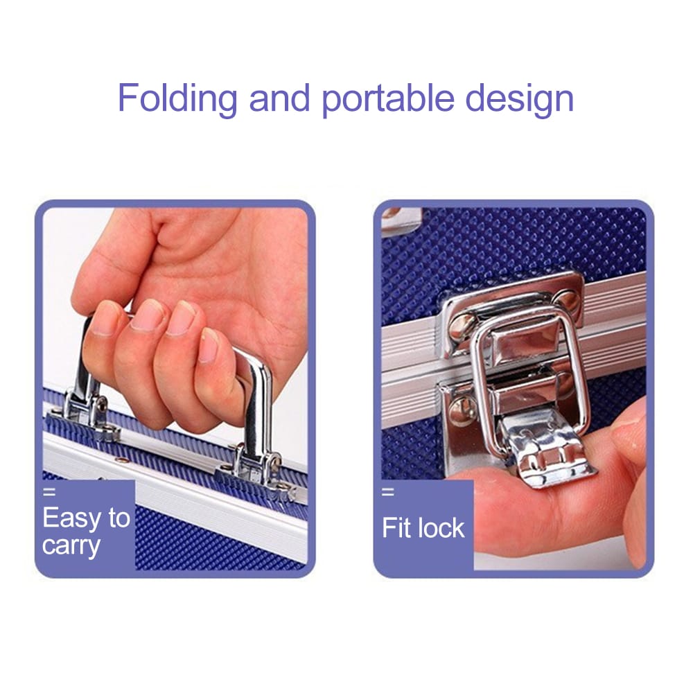 145pcs Deluxe Art Set Portable Aluminum Case with Markers