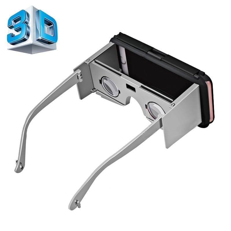 VR CASE 2 Virtual Reality 3D Video Glasses with Protective Case Function for iPhone 6 Plus & 6s Plus (Silver)