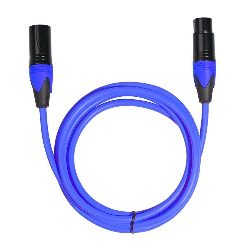XRL Male to Female Microphone Mixer Audio Cable, Length: 1.8m (Blue)