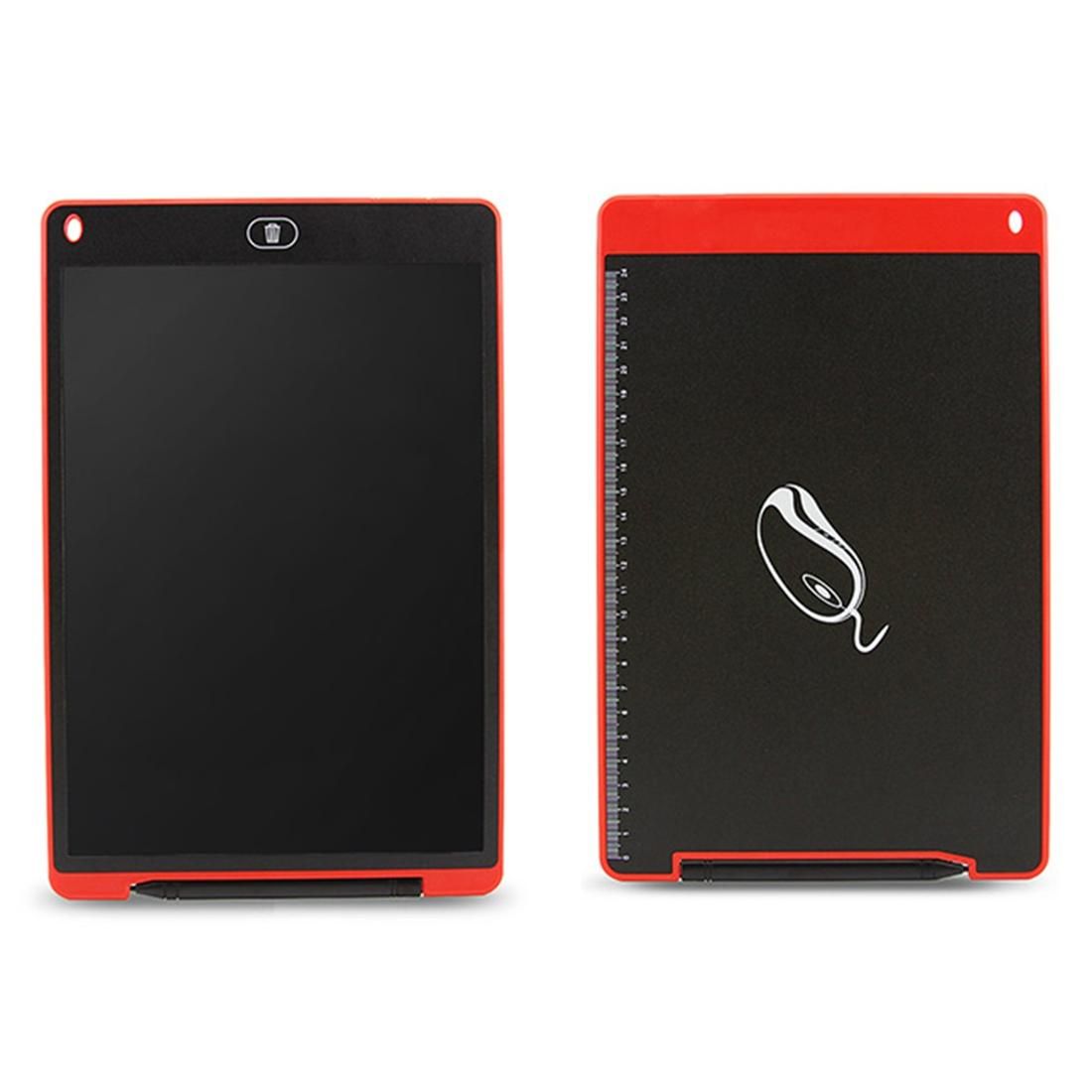 CHUYI 12 inch LCD Writing Tablet High Brightness Handwriting Drawing Sketching Graffiti Scribble Doodle Board eWriter for Home Office Writing Drawing (Red)