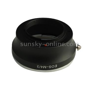 EOS-M4/3 Lens Mount Stepping Ring (Black)