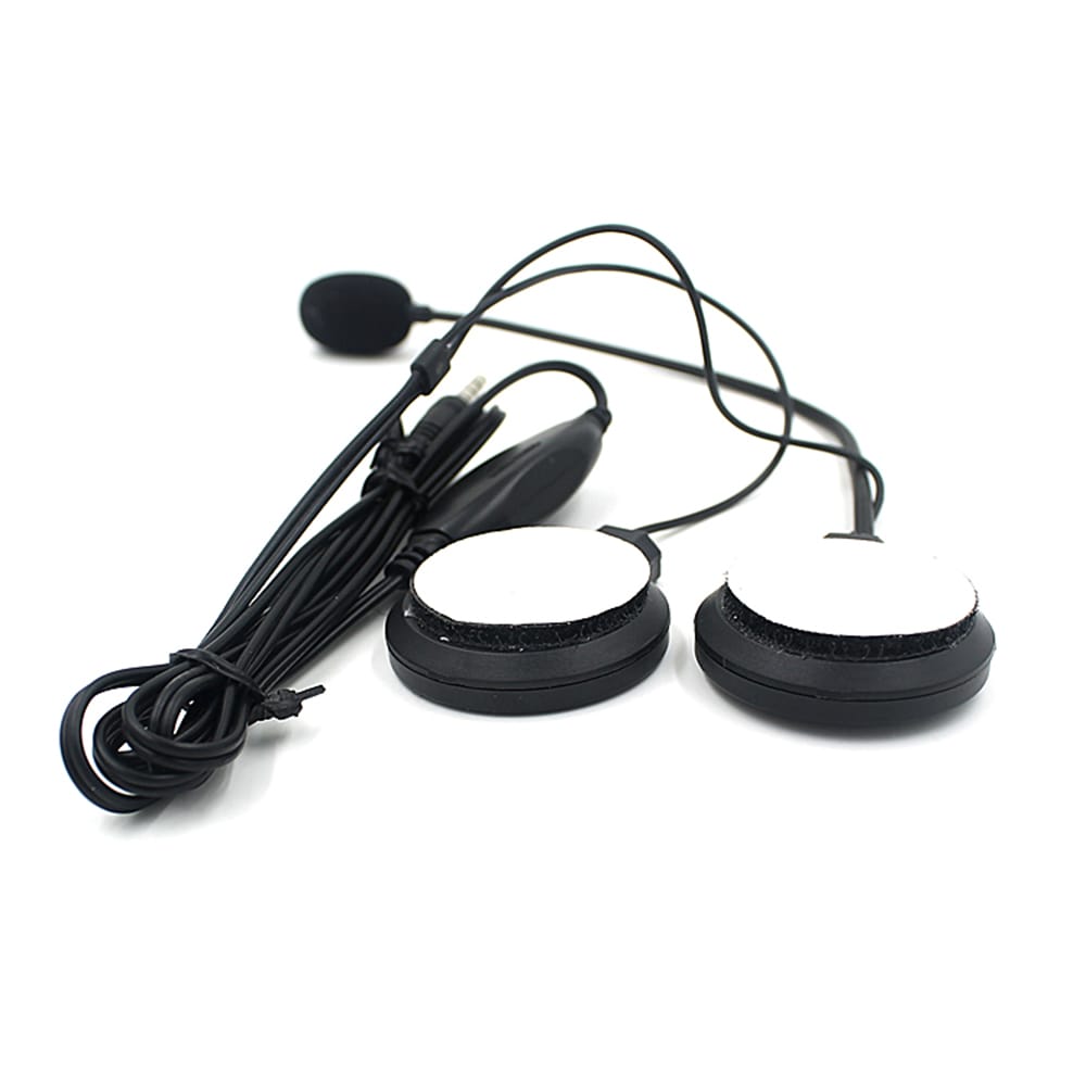 Wired BT Headphone Motorbike Intercom Helmet Headset - 1
