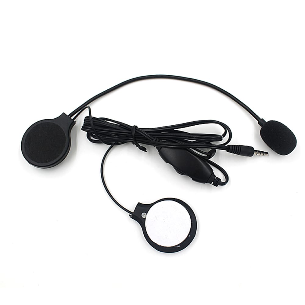 Wired BT Headphone Motorbike Intercom Helmet Headset - 1
