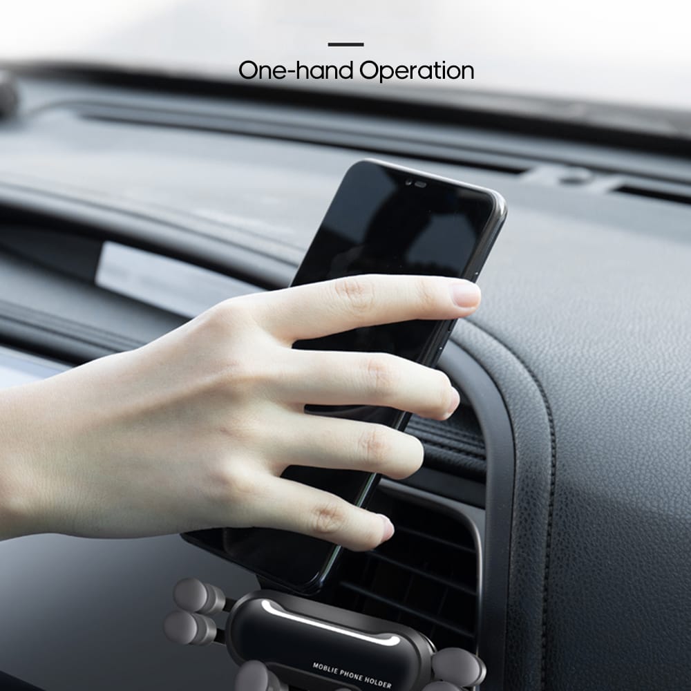 Universal Mobile Phone Holder Gravity Bracket Stand Car Air