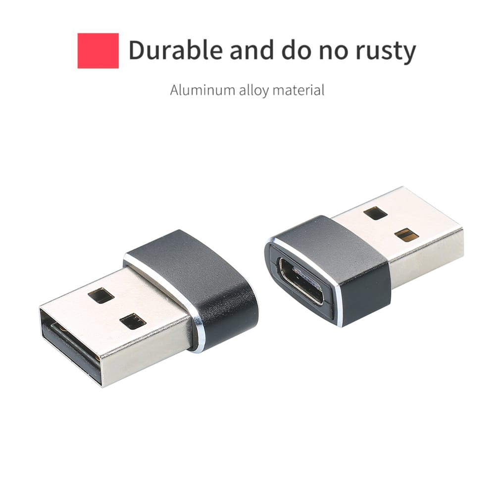 USB Type C Adapter USB Male to Type-C Female Adapter