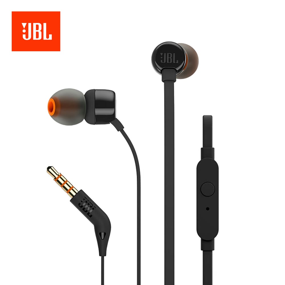 JBL T110 In Ear Earphones With Microphone Wired Control