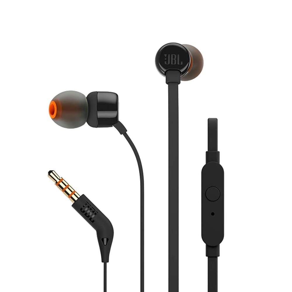 JBL T110 In Ear Earphones With Microphone Wired Control