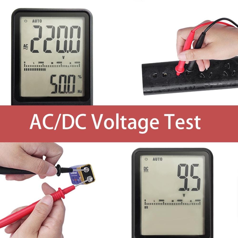 BSIDE ADMS7 Intelligent Fully Automatic No Shifting Ultra-thin Digital Multimeter with Large Display Screen