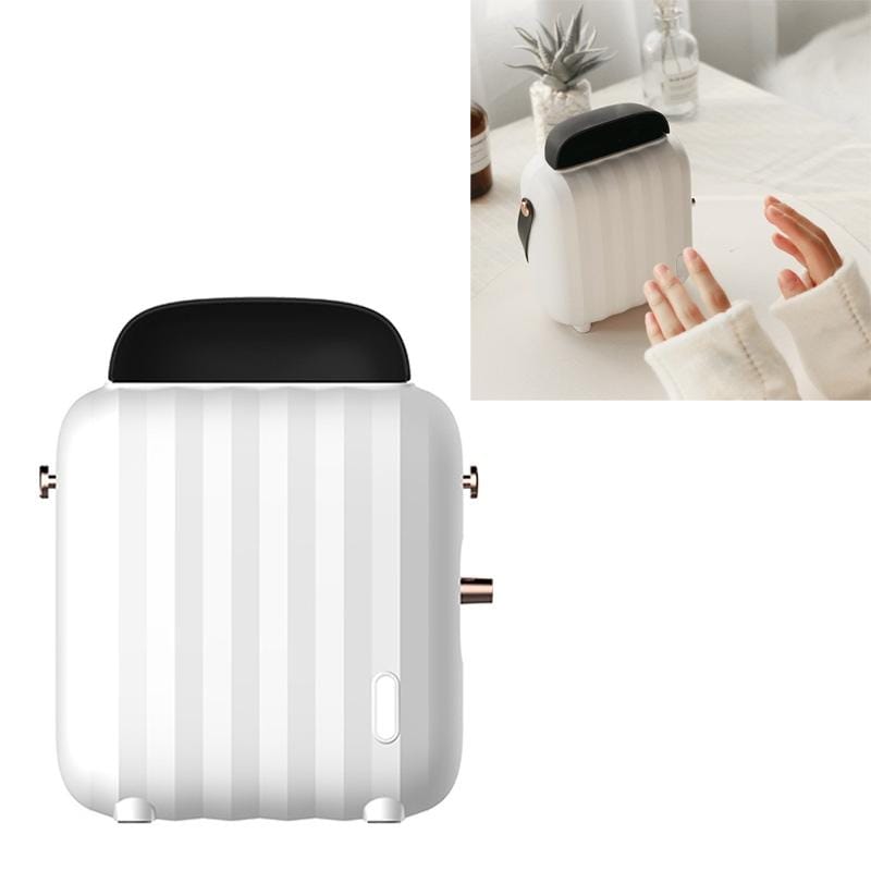 Home Desktop Portable Heater Low-power Heater Small Portable Heater, CN Plug (White)
