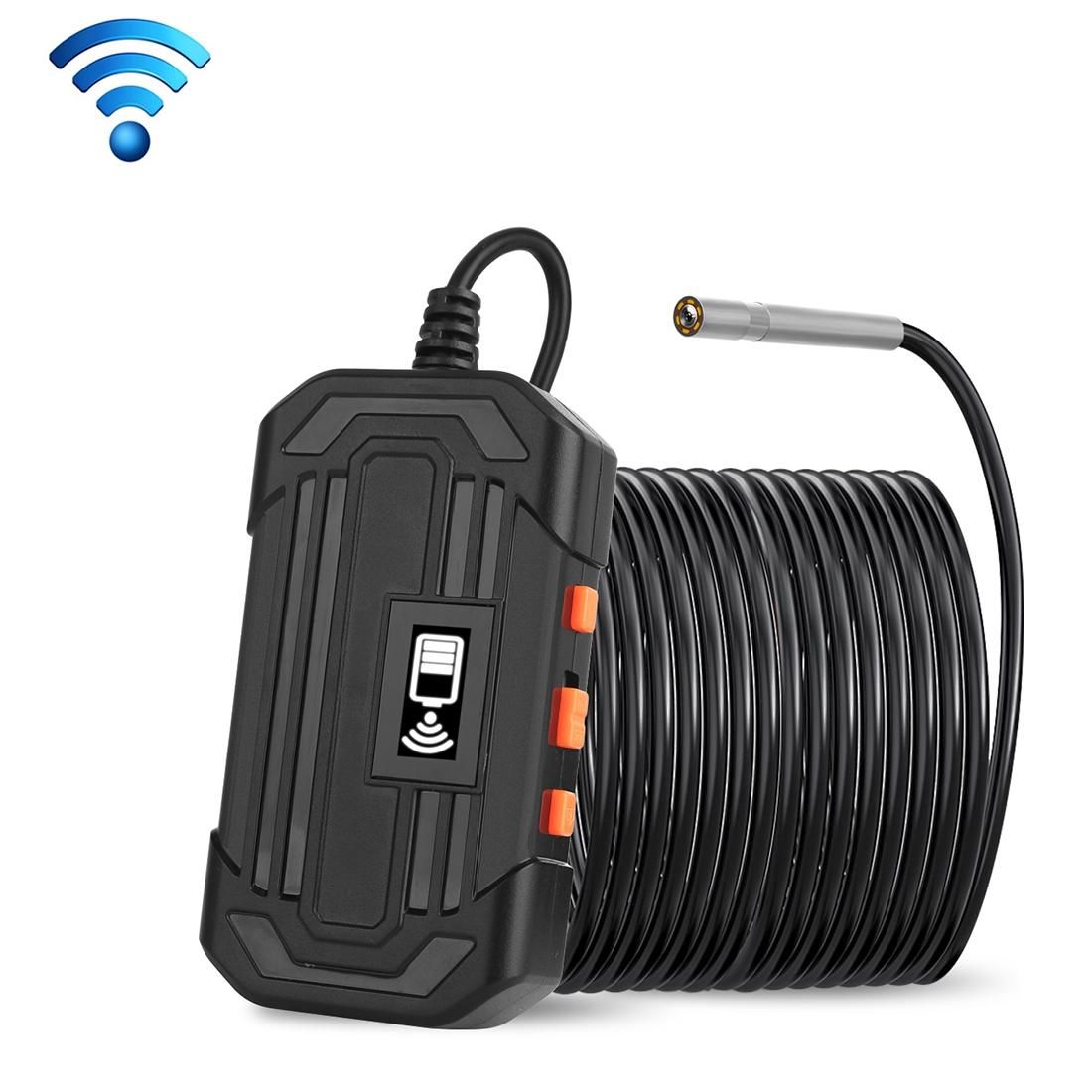 F240 3.9mm HD 1080P IP67 Waterproof WiFi Direct Connection Digital Endoscope, Cable Length:5m (Black)