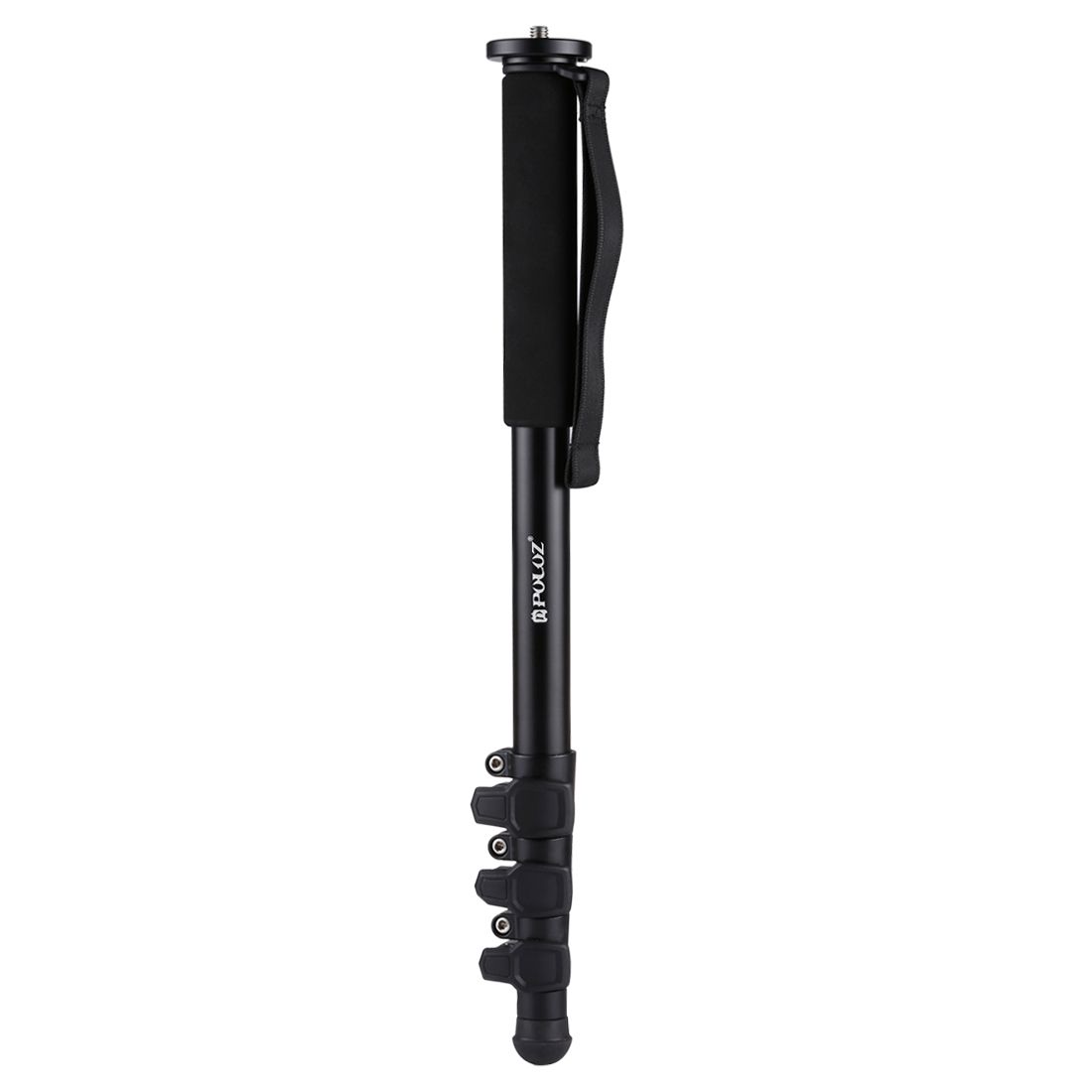 PULUZ Four-Section Telescoping Aluminum Alloy Self-Standing Monopod, Height Range: 50cm-150cm