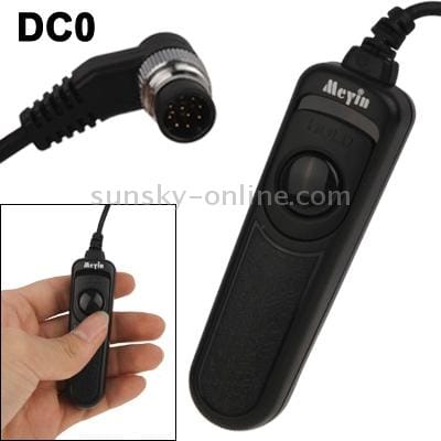Meyin RS-801/DC0 Remote Switch Shutter Release Cord for Nikon D300 Series, D700, D200 Series , D2Xs, D2Hs,D2X, D2H, D1H, D1X, D1, N90s, F5, F6, F100, F90, F90X, D4, D800, D3S, D800E, Fujifilm S5 Pro, S3 Pro, Kodak DCS-14n (Black)