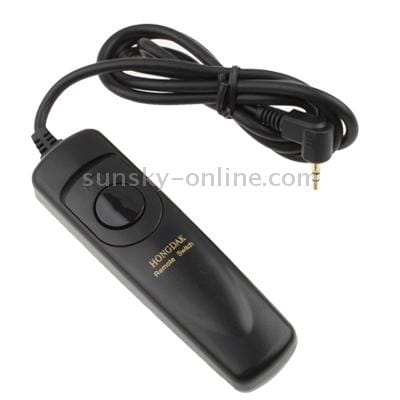 RS-60E3 Remote Switch Shutter Release Cord for CANON 1000D/450D/400D/350D/300D/PENTAX K20D/K200D/K10D/K100D, SAMSUNG GX-20/GX-10 (Black)