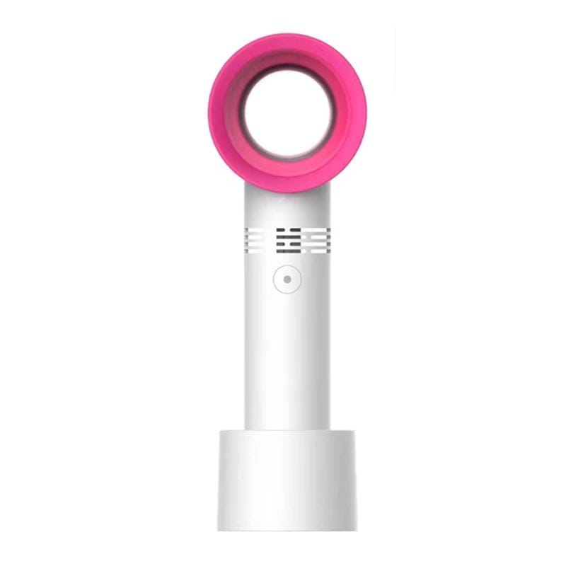 Portable Handheld USB Leafless Fan (White)