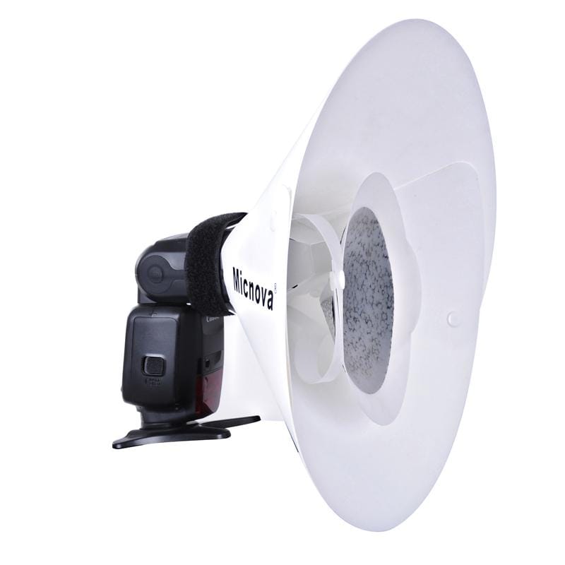 Universal Beauty Dish Diffuser for Canon / Nikon / Casio Camera Flash Speedlight