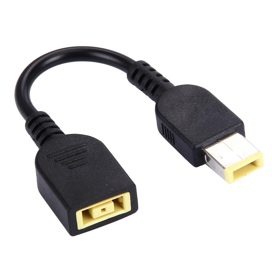 Big Square Female to Big Square  Male Interfaces Power Adapter Cable for Lenovo Laptop Notebook, Length: 10cm
