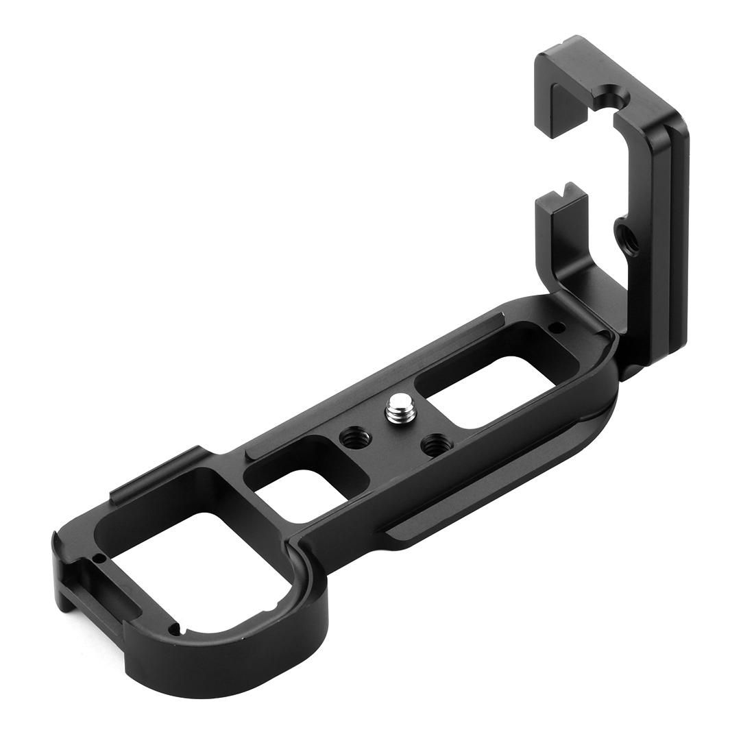 PULUZ 1/4 inch Vertical Shoot Quick Release L Plate Bracket Base Holder for Sony A7R / A7 / A7S / A7R2 / A7S2 (Black)
