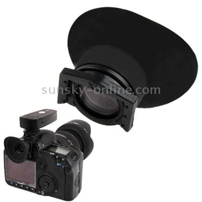 1.3X Universal Viewfinder Eyecup for DSLR / SLR with Adapters (Black)