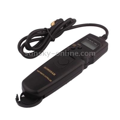 LCD Display Timer Remote Cord for Nikon D200 / D300 / D700 / D10 / D1 / D1H / D1X / D2 / D2H (Black)