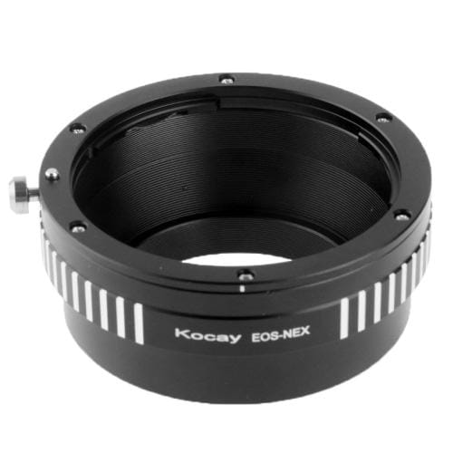 EOS Lens to NEX Lens Mount Stepping Ring (Black)