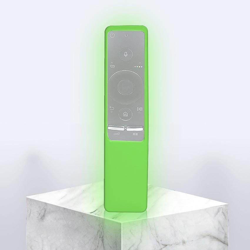 Non-slip Texture Washable Silicone Remote Control Cover for Samsung Smart TV Remote Controller (Green)