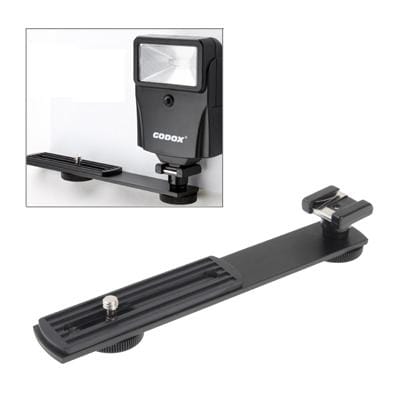 Metal Flash Bracket for DSLR Camera (Black)