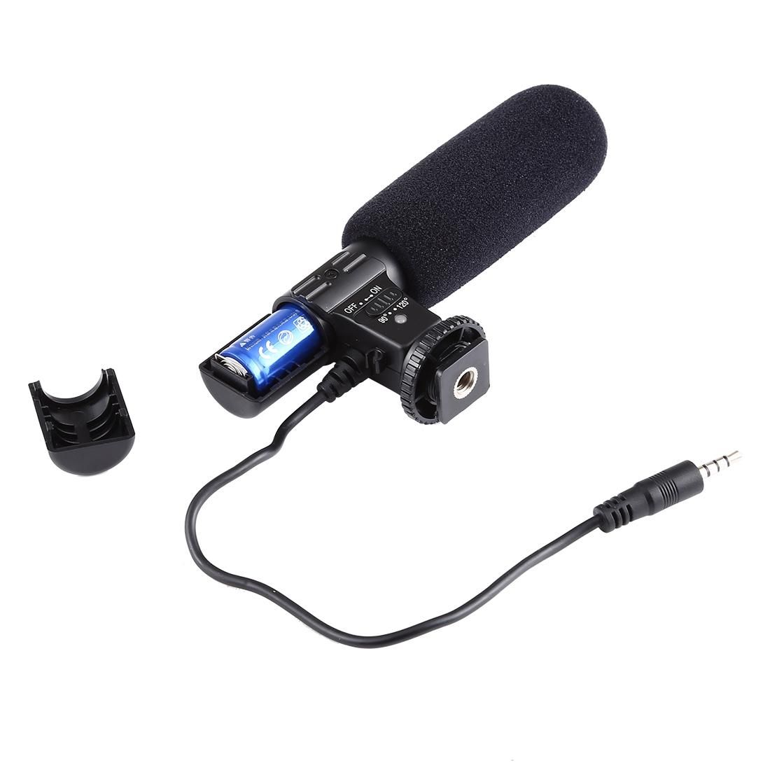 MIC-04 30-18000Hz Rate Sound Clear Stereo Microphone for Smartphone, Cable Length: 28cm