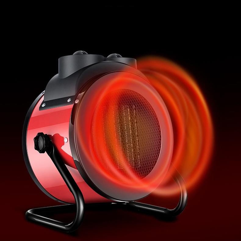 Household Shaking Head Heater Small Vertical Stove Heater Color Shipped Randomly, CN Plug, Colour: 3KW 220V