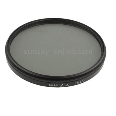 77mm Camera CPL Filter Lens (Black)