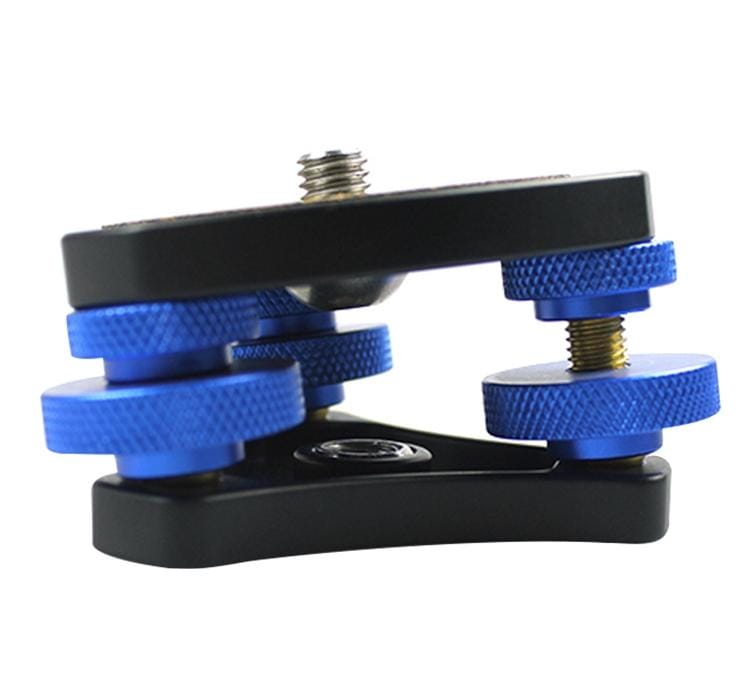 DLEV-3838 Precision Bubble Level Leveling Base Tripod Head Plate with 3/8 inch Screw & 3 Adjustment Dials for Tripod Mount