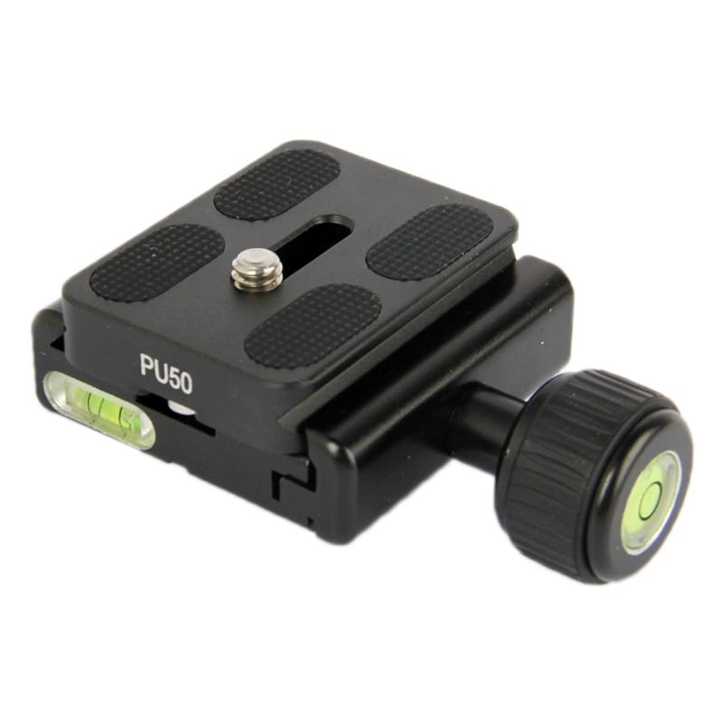 Aluminum Quick Release Plate for Tripod CL-50S (Black)