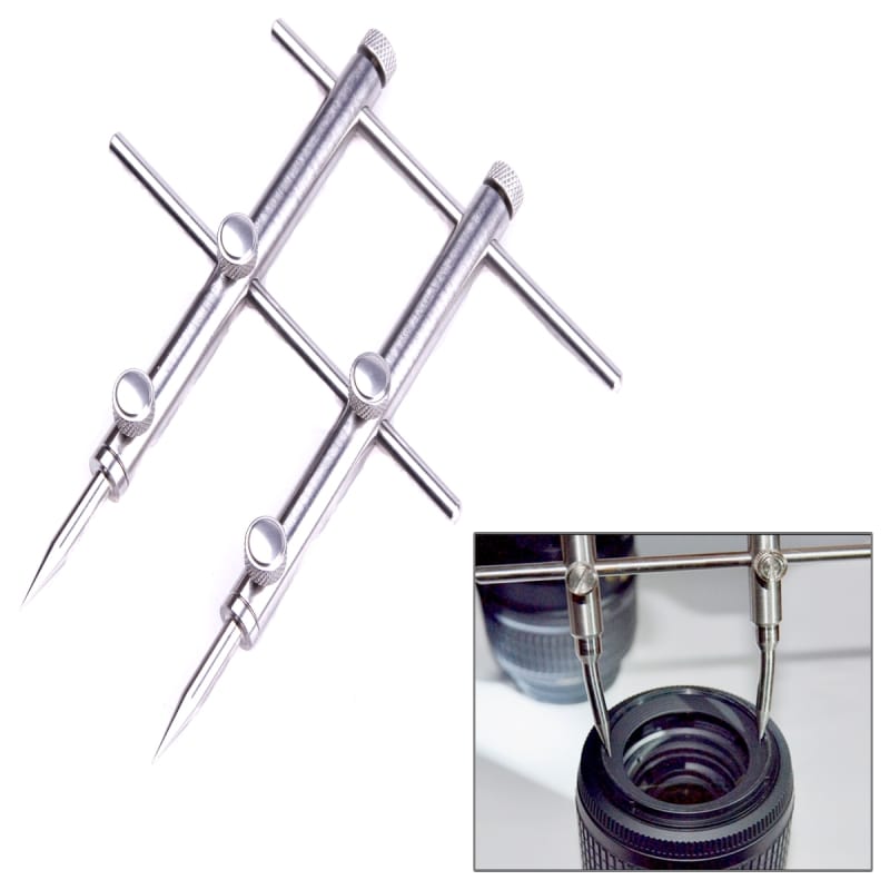 Professional DSLR Lens Spanner Wrench Repair Open Tool for Camera Lens (White)