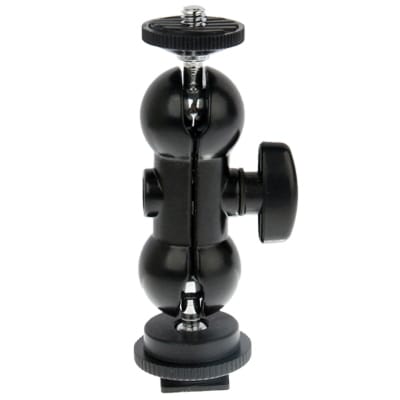 Universal Aluminum Hot Shoe Bracket, Size: 9.5 x 3 x3.5cm (Black)