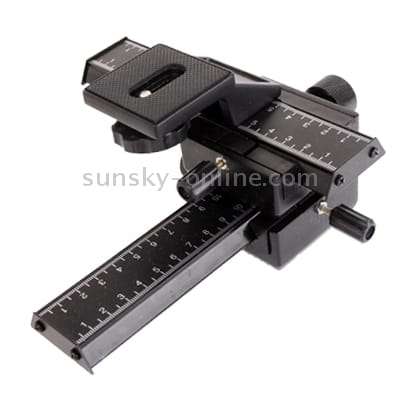 Professional Macro Tripod Head (Black)