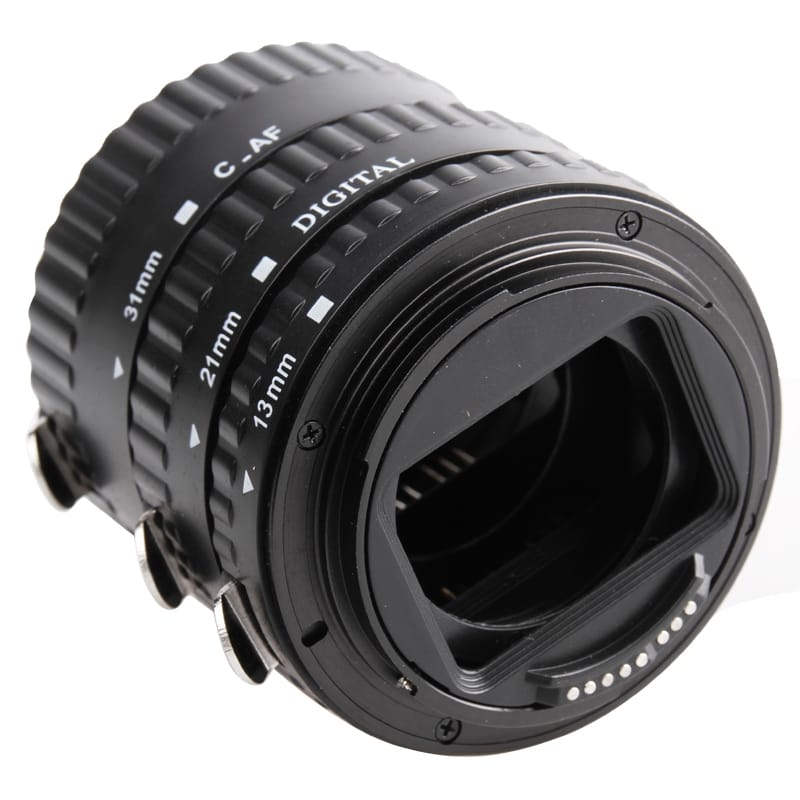 DEBO-C-L 3 Rings Macro Extension Tube Set for Canon EOS EF / EF-S Lens (Blue)