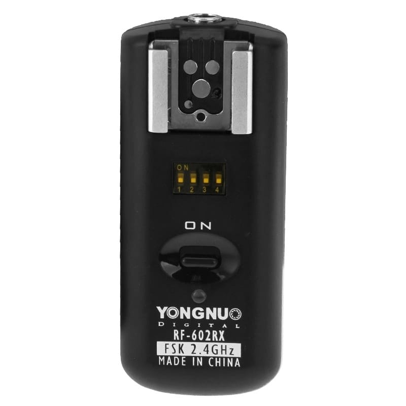 YONGNUO RF-602RX Wireless Flash Receiver with 3.5mm PC Sync Cord