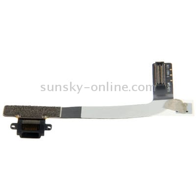 Tail Connector Charger Flex Cable for iPad 4(Black)