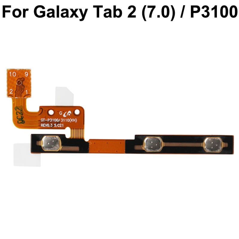 Original Power Button Volume Flex Cable for Galaxy Tab 2 (7.0) / P3100