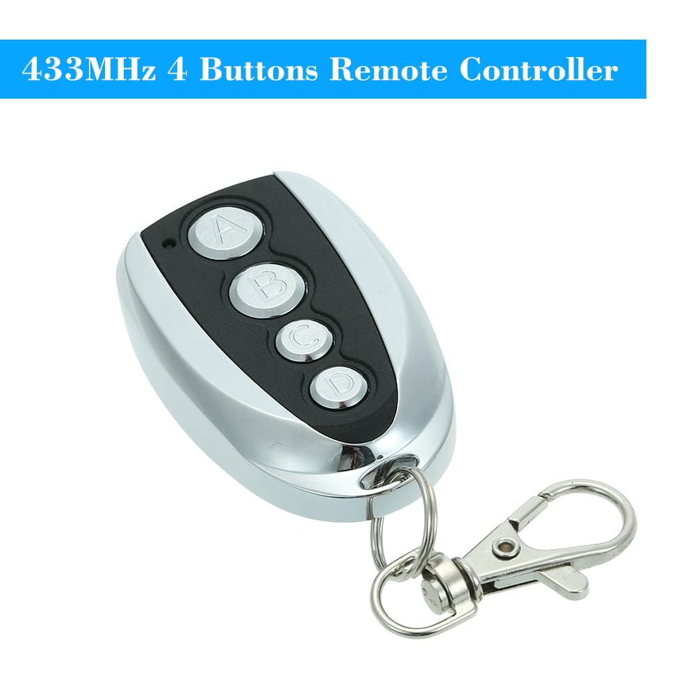 433MHz 4 Buttons Touch Switch Copying Transmitter Cloning