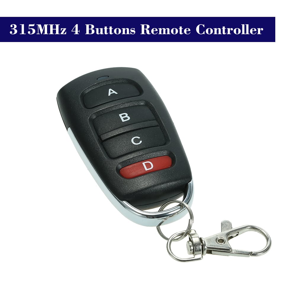 315MHz 4 Buttons Touch Switch Copying Transmitter Cloning