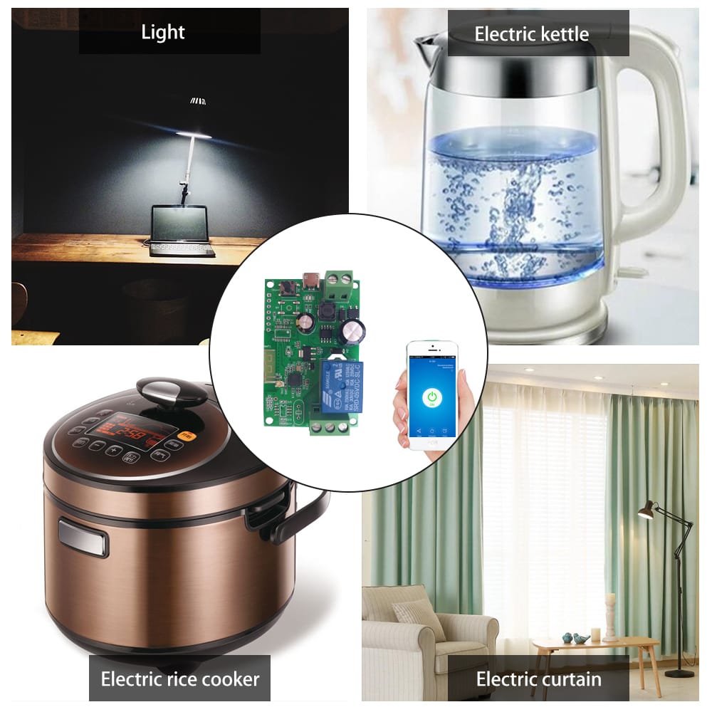 eWeLink DC5V 12V 24V 32V Wifi Switch Wireless Relay Module