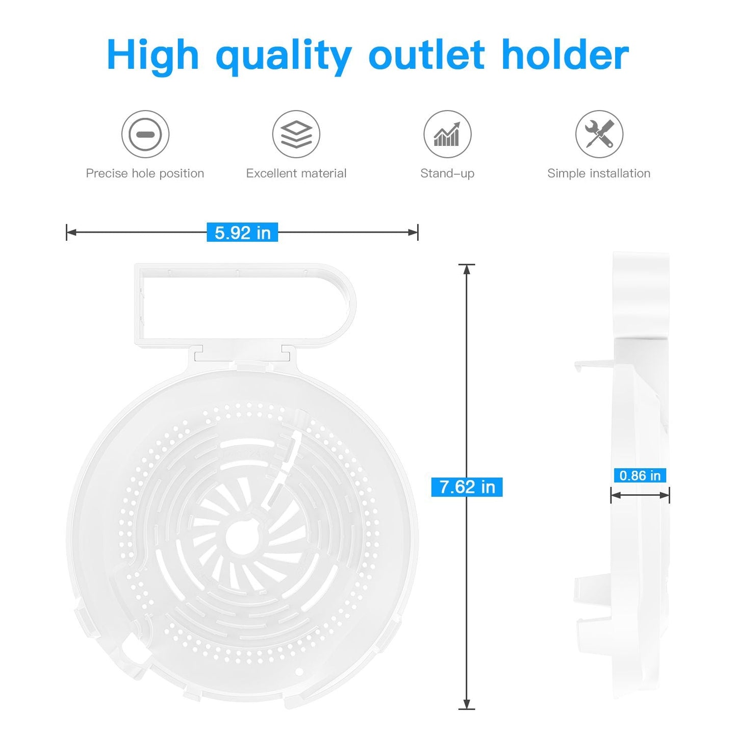 Wall Mount for TP Link Deco M9 Plus Whole Home Mesh WiFi