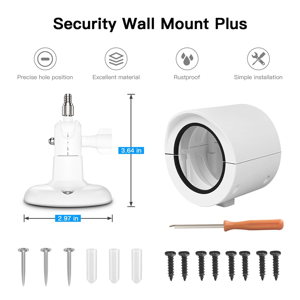 2PCS/Set Wall Mount for YI Home Camera Wall Mounted 360 - 2
