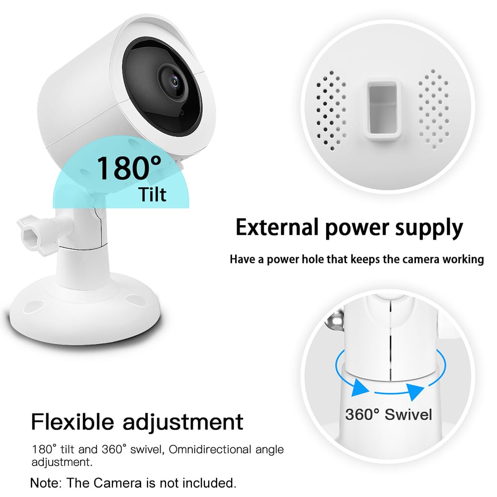 2PCS/Set Wall Mount for YI Home Camera Wall Mounted 360 - 2