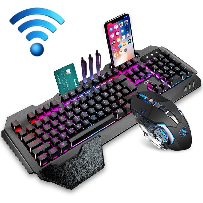 K680 RGB Rechargeable Gaming Wireless Keyboard and Mouse Set (Black)
